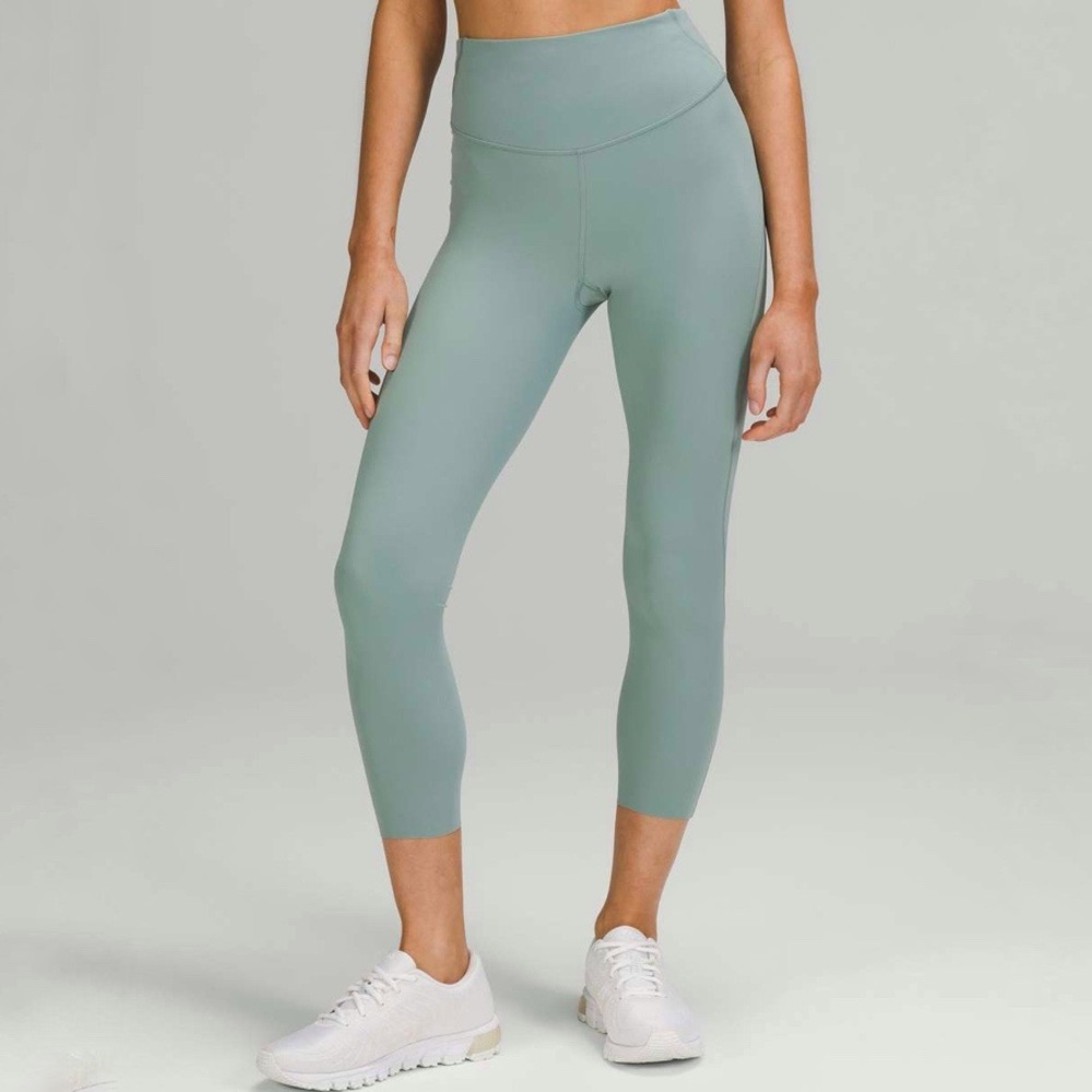 Lululemon | Base Pace High-Rise Crop‎ Misty Glade Size 12